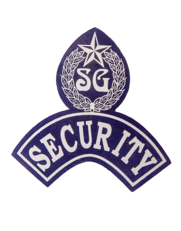 SECURITY GAUARD CHEST BADGE